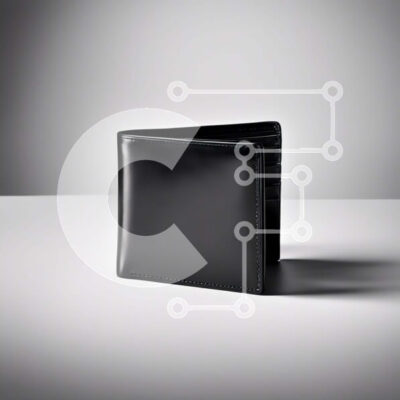 Intra Συλλεκτικό Ξύλινο Παζλ Plywood  4mm - Ανοίξτε το μαύρο δερμάτινο πορτοφόλι σε λευκό τραπέζι Σε Ξύλινο Κουτί - Διαστάσεις: 10x10 cm – 25 κομμάτια - Image 1