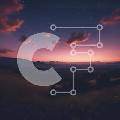 Intra Συλλεκτικό Ξύλινο Παζλ Plywood 4mm - Όμορφος νυχτερινός ουρανός με ροζ, μοβ και μπλε σύννεφα Σε Ξύλινο Κουτί - Διαστάσεις: 10x10 cm – 25 κομμάτια - Image 1