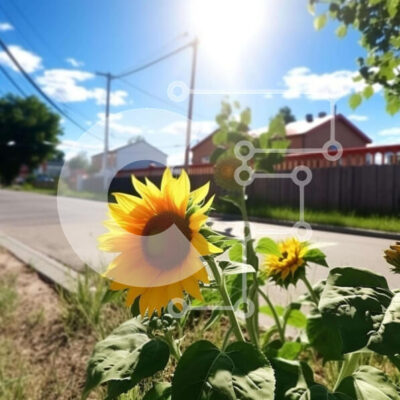 Intra Συλλεκτικό Ξύλινο Παζλ Plywood  4mm - Sunflowers by Asphalt Road Σε Ξύλινο Κουτί - Διαστάσεις: 10x10 cm – 25 κομμάτια - Image 1