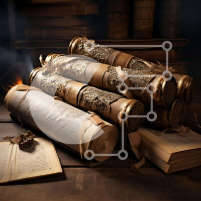 Intra Συλλεκτικό Ξύλινο Παζλ Plywood 4mm - Άνετη σκηνή ανάγνωσης με στοίβα από παλιά βιβλία και το φως των κεριών Σε Ξύλινο Κουτί - Διαστάσεις Puzzle: 10x10 cm – 25 κομμάτια - Image 1