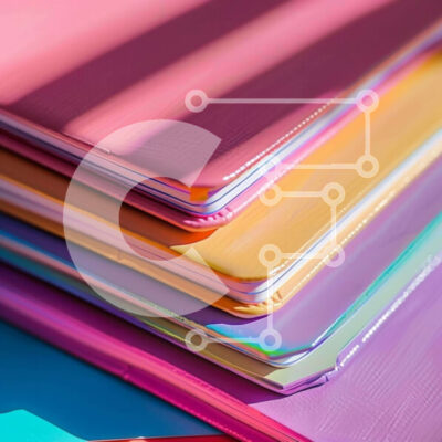 Intra Συλλεκτικό Ξύλινο Παζλ Plywood 4mm - Πολύχρωμα σημειωματάρια και βιβλία στο τραπέζι Σε Ξύλινο Κουτί - Διαστάσεις Puzzle: 10x10 cm – 25 κομμάτια - Image 1