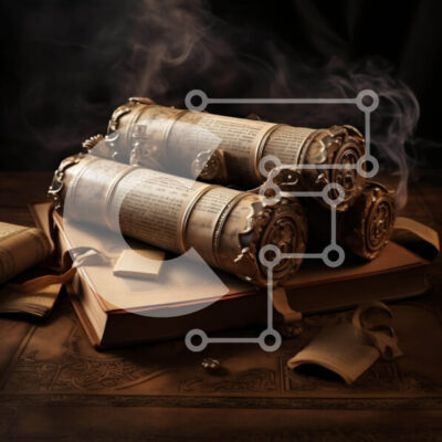 Intra Συλλεκτικό Ξύλινο Παζλ Plywood  4mm - Παλαιά βιβλία και μυστικιστικά χαρτιά Σε Ξύλινο Κουτί - Διαστάσεις Puzzle: 10x10 cm – 25 κομμάτια - Image 1