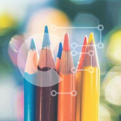 Intra Συλλεκτικό Ξύλινο Παζλ Plywood  4mm - Πολύχρωμα μολύβια διατεταγμένα καλλιτεχνικά Σε Ξύλινο Κουτί - Διαστάσεις: 10x10 cm – 25 κομμάτια - Image 1