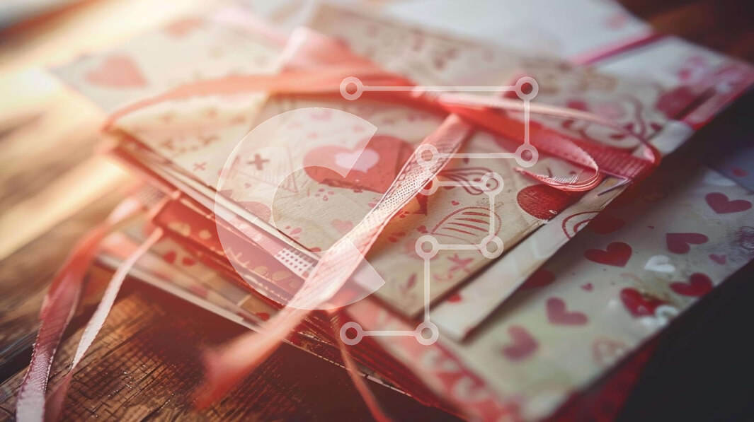 Intra Συλλεκτικό Ξύλινο Παζλ Plywood  4mm - Ευχετήριες κάρτες και φάκελοι για την ημέρα του Αγίου Βαλεντίνου Σε Ξύλινο Κουτί - Διαστάσεις Puzzle: 10x10 cm – 25 κομμάτια