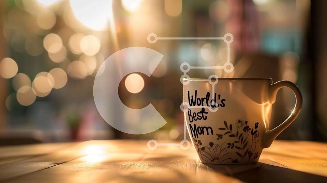 Intra Συλλεκτικό Ξύλινο Παζλ Plywood  4mm - Η καλύτερη κούπα καφέ στον κόσμο για μαμά Σε Ξύλινο Κουτί - Διαστάσεις: 10x10 cm – 25 κομμάτια