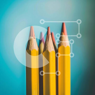 Intra Συλλεκτικό Ξύλινο Παζλ Plywood  4mm - Πέντε κίτρινα μολύβια σε σειρά Σε Ξύλινο Κουτί - Διαστάσεις: 10x10 cm – 25 κομμάτια - Image 1