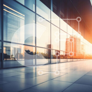 Intra Συλλεκτικό Ξύλινο Παζλ Plywood  4mm - Σύγχρονο κτίριο γραφείων με μεγάλα γυάλινα παράθυρα Σε Ξύλινο Κουτί - Διαστάσεις Puzzle: 10x10 cm – 25 κομμάτια - Image 1