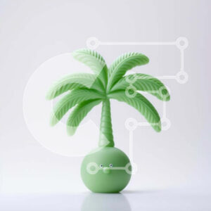 Intra Συλλεκτικό Ξύλινο Παζλ Plywood  4mm - Πράσινο παιχνίδι Φοίνικας Σε Ξύλινο Κουτί - Διαστάσεις: 10x10 cm – 25 κομμάτια