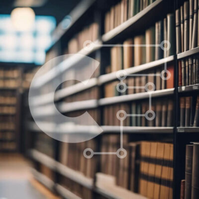 Intra Συλλεκτικό Ξύλινο Παζλ Plywood 4mm - Άδεια βιβλιοθήκη με σειρές βιβλίων και καθίσματα Σε Ξύλινο Κουτί - Διαστάσεις Puzzle: 10x10 cm – 25 κομμάτια - Image 1