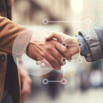 Intra Συλλεκτικό Ξύλινο Παζλ Plywood  4mm - Επιχειρηματική συναλλαγή σε οδό της πόλης Σε Ξύλινο Κουτί - Διαστάσεις Puzzle: 10x10 cm – 25 κομμάτια - Image 1