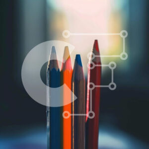 Intra Συλλεκτικό Ξύλινο Παζλ Plywood  4mm - Πολύχρωμα στοιβαγμένα μολύβια Σε Ξύλινο Κουτί - Διαστάσεις: 10x10 cm – 25 κομμάτια