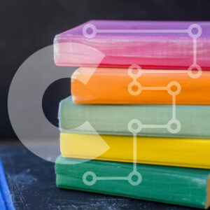 Intra Συλλεκτικό Ξύλινο Παζλ Plywood  4mm - Πολύχρωμη στοίβα βιβλίων Σε Ξύλινο Κουτί - Διαστάσεις Puzzle: 10x10 cm – 25 κομμάτια