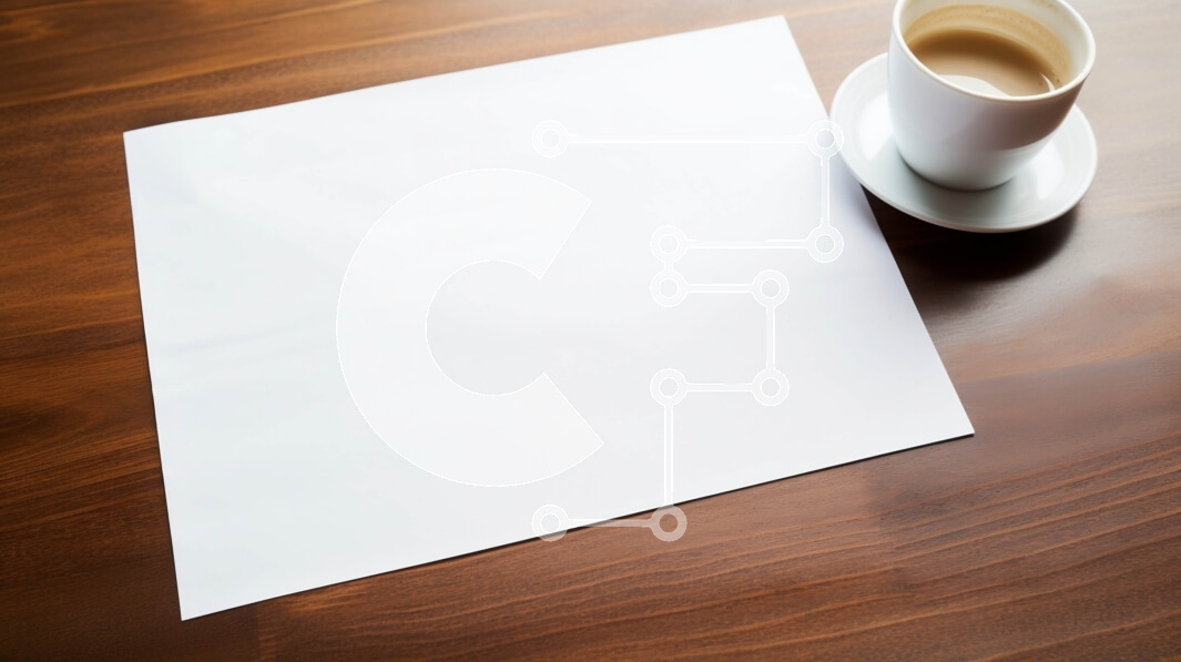 Intra Συλλεκτικό Ξύλινο Παζλ Plywood  4mm - Κενό χαρτί και φλιτζάνι καφέ στο τραπέζι Σε Ξύλινο Κουτί - Διαστάσεις Puzzle: 10x10 cm – 25 κομμάτια