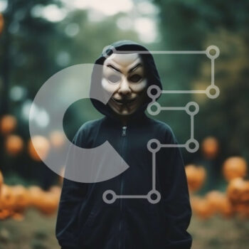 Intra Συλλεκτικό Ξύλινο Παζλ Plywood  4mm - Πρόσωπο στο δάσος με κολοκύθες Σε Ξύλινο Κουτί - Διαστάσεις Puzzle: 10x10 cm – 25 κομμάτια - Image 1