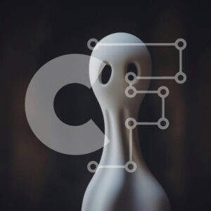 Intra Συλλεκτικό Ξύλινο Παζλ Plywood  4mm - Μυστηριώδες λευκό ειδώλιο Σε Ξύλινο Κουτί - Διαστάσεις Puzzle: 10x10 cm – 25 κομμάτια