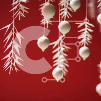 Intra Συλλεκτικό Ξύλινο Παζλ Plywood  4mm - Στολίδια από λευκό χαρτί που κρέμονται από την οροφή Σε Ξύλινο Κουτί - Διαστάσεις Puzzle: 10x10 cm – 25 κομμάτια - Image 1