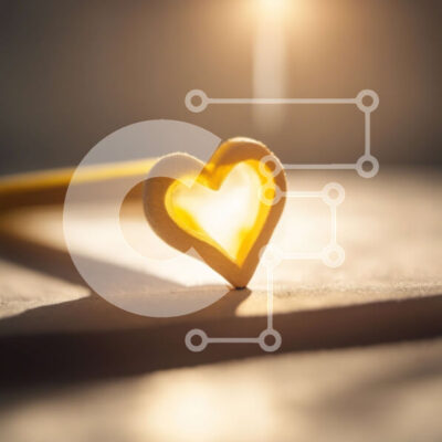 Intra Συλλεκτικό Ξύλινο Παζλ Plywood  4mm - Μολύβι σε σχήμα καρδιάς σε ανοιχτό βιβλίο ή χαρτί Σε Ξύλινο Κουτί - Διαστάσεις Puzzle: 10x10 cm – 25 κομμάτια - Image 1