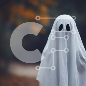 Intra Συλλεκτικό Ξύλινο Παζλ Plywood 4mm - White Ghost in the Woods για το Halloween Σε Ξύλινο Κουτί - Διαστάσεις Puzzle: 10x10 cm – 25 κομμάτια - Image 1