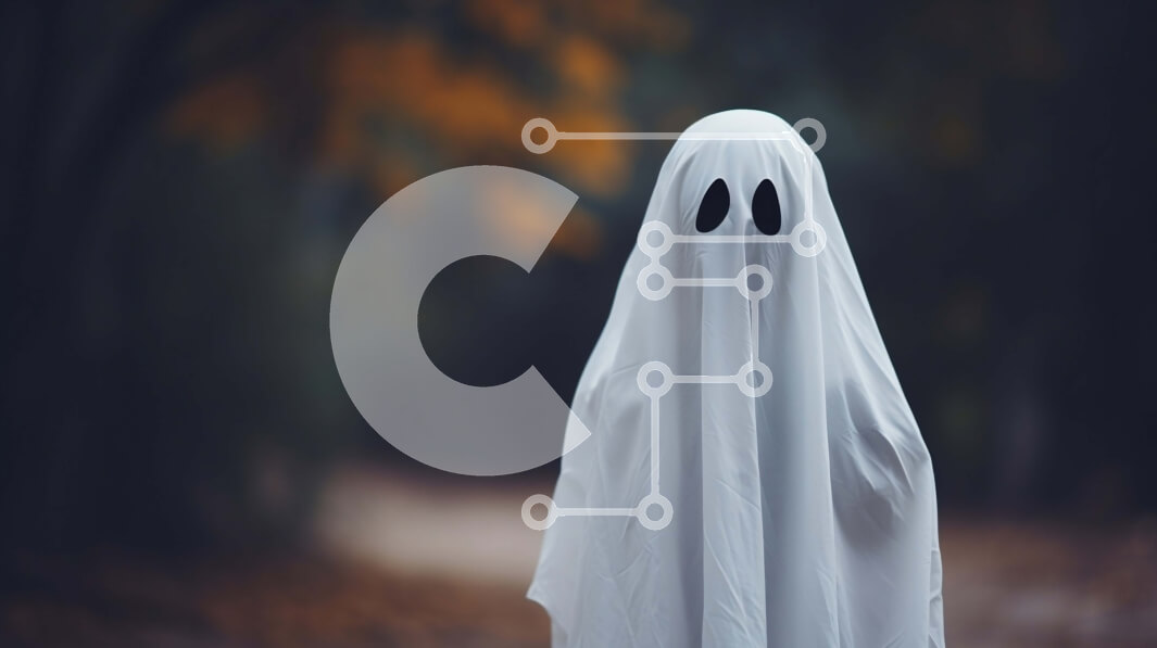 Intra Συλλεκτικό Ξύλινο Παζλ Plywood  4mm - White Ghost in the Woods για το Halloween Σε Ξύλινο Κουτί - Διαστάσεις Puzzle: 10x10 cm – 25 κομμάτια