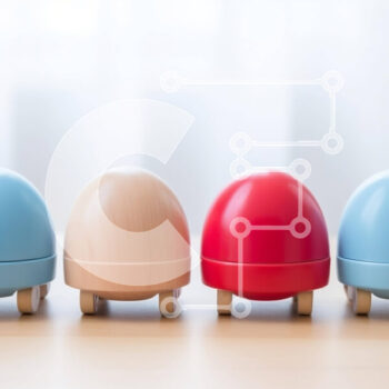 Intra Συλλεκτικό Ξύλινο Παζλ Plywood  4mm - Πολύχρωμα αυγά παιχνιδιών σε ξύλινο τραπέζι Σε Ξύλινο Κουτί - Διαστάσεις Puzzle: 10x10 cm – 25 κομμάτια - Image 1