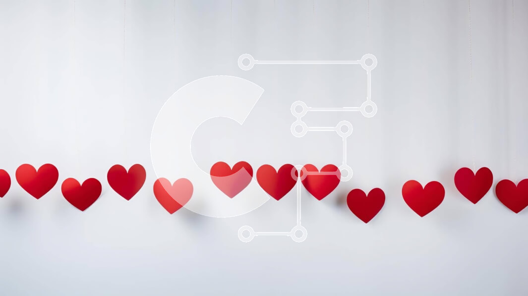 Intra Συλλεκτικό Ξύλινο Παζλ Plywood  4mm - Κόκκινα χάρτινα κοψίματα σε σχήμα καρδιάς για τη διακόσμηση του Αγίου Βαλεντίνου Σε Ξύλινο Κουτί - Διαστάσεις: 10x10 cm – 25 κομμάτια