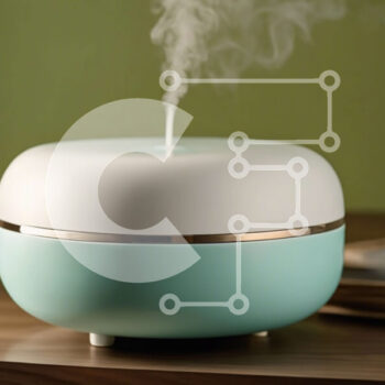 Intra Συλλεκτικό Ξύλινο Παζλ Plywood  4mm - Διαχύτης αρώματος σε ξύλινο τραπέζι με ατμό Σε Ξύλινο Κουτί - Διαστάσεις Puzzle: 10x10 cm – 25 κομμάτια - Image 1