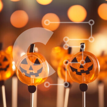 Intra Συλλεκτικό Ξύλινο Παζλ Plywood  4mm - Γλειφιτζούρια σε σχήμα κολοκύθας σε ξυλάκια με φωτισμένο φόντο Σε Ξύλινο Κουτί - Διαστάσεις Puzzle: 10x10 cm – 25 κομμάτια - Image 1