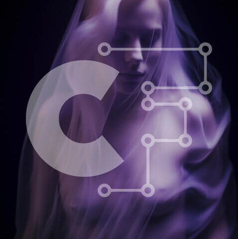 Intra Συλλεκτικό Ξύλινο Παζλ Plywood  4mm - Γυμνή γυναίκα με μωβ πέπλο Σε Ξύλινο Κουτί - Διαστάσεις Puzzle: 10x10 cm – 25 κομμάτια - Image 1