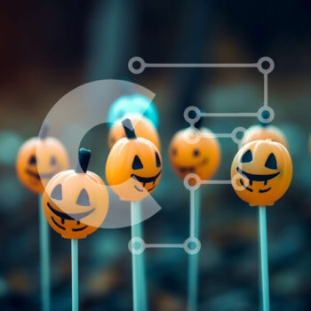 Intra Συλλεκτικό Ξύλινο Παζλ Plywood  4mm - Γλειφιτζούρια σε σχήμα κολοκύθας για αποκριάτικο πάρτι ή εκδήλωση Σε Ξύλινο Κουτί - Διαστάσεις Puzzle: 10x10 cm – 25 κομμάτια - Image 1