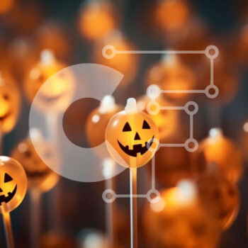 Intra Συλλεκτικό Ξύλινο Παζλ Plywood  4mm - Lollipops κολοκύθας αποκριών στο σκοτάδι Σε Ξύλινο Κουτί - Διαστάσεις Puzzle: 10x10 cm – 25 κομμάτια - Image 1