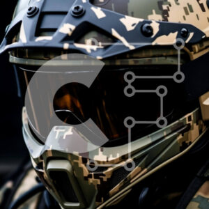 Intra Συλλεκτικό Ξύλινο Παζλ Plywood  4mm - Άνδρας με στρατιωτικό εξοπλισμό με κράνος και γυαλιά Σε Ξύλινο Κουτί - Διαστάσεις Puzzle: 10x10 cm – 25 κομμάτια