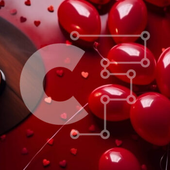 Intra Συλλεκτικό Ξύλινο Παζλ Plywood  4mm - Ρομαντικό τραπέζι με κόκκινα μπαλόνια, κεριά και καρδιές Σε Ξύλινο Κουτί - Διαστάσεις Puzzle: 10x10 cm – 25 κομμάτια - Image 1