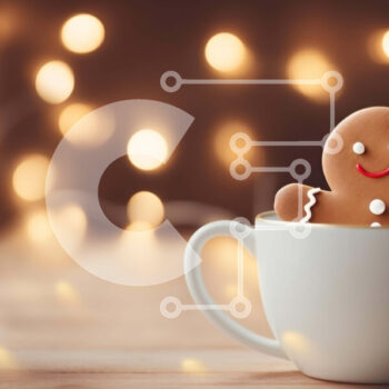 Intra Συλλεκτικό Ξύλινο Παζλ Plywood  4mm - Άνδρας με μελόψωμο στη διακόσμηση Χριστουγέννων Κυπέλλου Σε Ξύλινο Κουτί - Διαστάσεις: 10x10 cm – 25 κομμάτια - Image 1