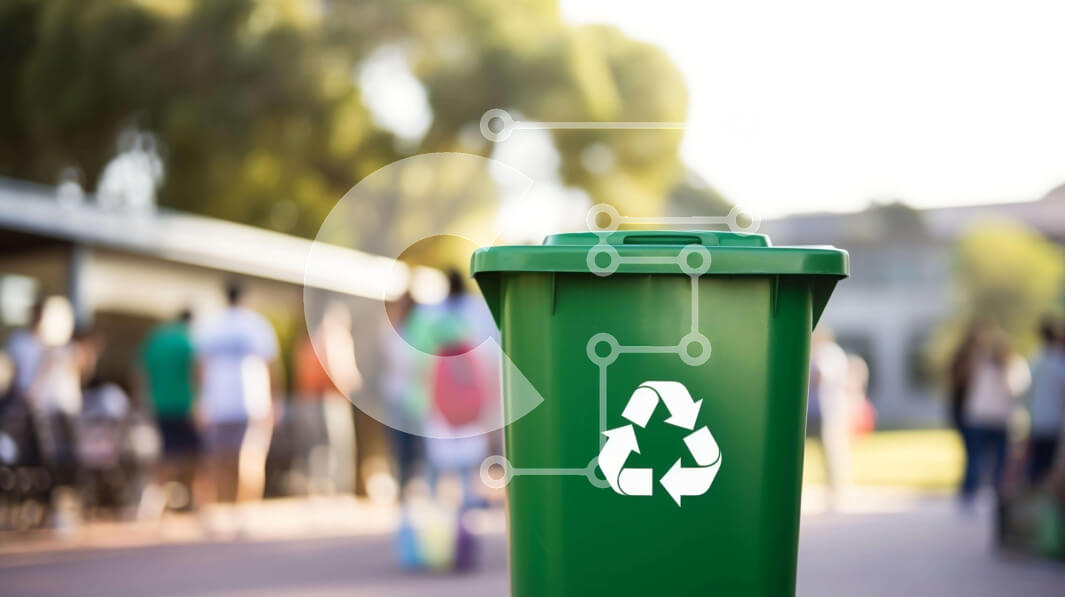 Intra Συλλεκτικό Ξύλινο Παζλ Plywood  4mm - Πράσινος κάδος ανακύκλωσης στο πάρκο Σε Ξύλινο Κουτί - Διαστάσεις: 10x10 cm – 25 κομμάτια