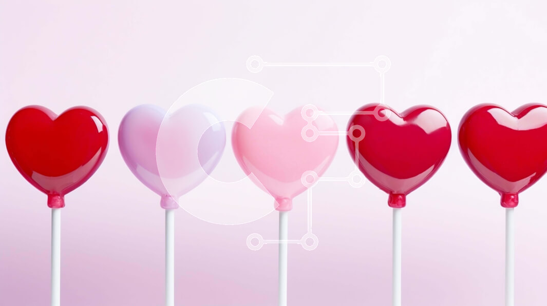 Intra Συλλεκτικό Ξύλινο Παζλ Plywood  4mm - Πολύχρωμα και εντυπωσιακά γλειφιτζούρια σε σχήμα καρδιάς Σε Ξύλινο Κουτί - Διαστάσεις Puzzle: 10x10 cm – 25 κομμάτια