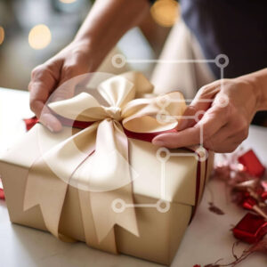 Intra Συλλεκτικό Ξύλινο Παζλ Plywood  4mm - Δώρο με χρυσό περιτύλιγμα και κόκκινες κορδέλες Σε Ξύλινο Κουτί - Διαστάσεις Puzzle: 10x10 cm – 25 κομμάτια