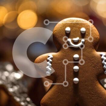 Intra Συλλεκτικό Ξύλινο Παζλ Plywood  4mm - Gingerbread Man με Icing and Frosting Decorations Σε Ξύλινο Κουτί - Διαστάσεις Puzzle: 10x10 cm – 25 κομμάτια - Image 1