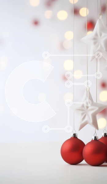 Intra Συλλεκτικό Ξύλινο Παζλ Plywood  4mm - Εορταστικά στολίδια σε σχήμα αστεριού σε λευκό φόντο Σε Ξύλινο Κουτί - Διαστάσεις: 10x10 cm – 25 κομμάτια