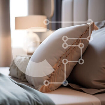 Intra Συλλεκτικό Ξύλινο Παζλ Plywood  4mm - Άνετο κρεβάτι με δύο μαξιλάρια και μια απαλή κουβέρτα Σε Ξύλινο Κουτί - Διαστάσεις Puzzle: 10x10 cm – 25 κομμάτια - Image 1