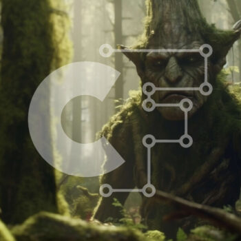 Intra Συλλεκτικό Ξύλινο Παζλ Plywood  4mm - Μυστηριώδης και επικίνδυνη σκηνή ενός καλικάντζαρου σε ένα δάσος Σε Ξύλινο Κουτί - Διαστάσεις Puzzle: 10x10 cm – 25 κομμάτια - Image 1