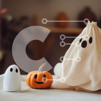 Intra Συλλεκτικό Ξύλινο Παζλ Plywood  4mm - Απόκοσμα φαντάσματα αποκριών σε ένα διακοσμημένο τραπέζι Σε Ξύλινο Κουτί - Διαστάσεις: 10x10 cm – 25 κομμάτια - Image 1