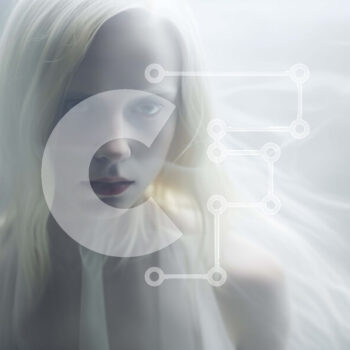 Intra Συλλεκτικό Ξύλινο Παζλ Plywood  4mm - Ξανθιά γυναίκα με μακριά ίσια μαλλιά Σε Ξύλινο Κουτί - Διαστάσεις Puzzle: 10x10 cm – 25 κομμάτια - Image 1