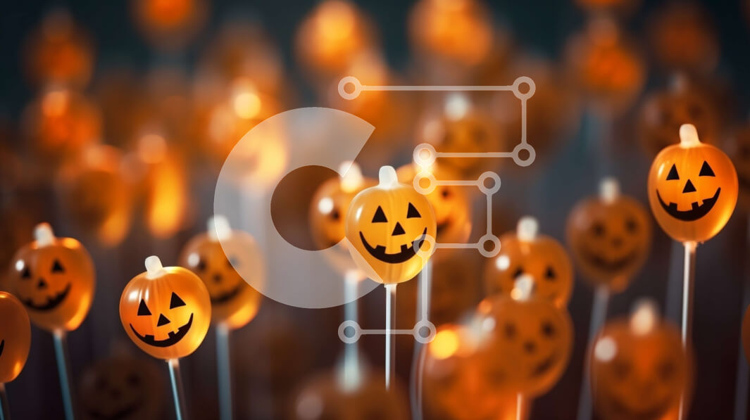 Intra Συλλεκτικό Ξύλινο Παζλ Plywood  4mm - Ομάδα γλειφιτζούρια σε σχήμα κολοκύθας φωτισμένα στο σκοτάδι Σε Ξύλινο Κουτί - Διαστάσεις Puzzle: 10x10 cm – 25 κομμάτια