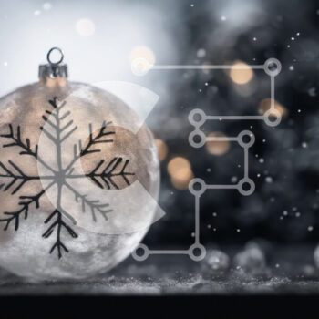 Intra Συλλεκτικό Ξύλινο Παζλ Plywood  4mm - Διακόσμηση Γυάλινης Μπάλας Snowflake - Αιθέρια και Μαγική Ατμόσφαιρα Σε Ξύλινο Κουτί - Διαστάσεις Puzzle: 10x10 cm – 25 κομμάτια - Image 1