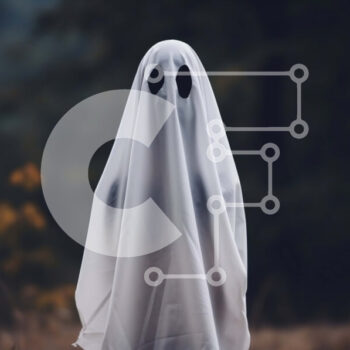 Intra Συλλεκτικό Ξύλινο Παζλ Plywood  4mm - Μυστηριώδες φάντασμα σε ανοιχτό πεδίο Σε Ξύλινο Κουτί - Διαστάσεις Puzzle: 10x10 cm – 25 κομμάτια - Image 1