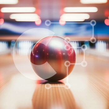 Intra Συλλεκτικό Ξύλινο Παζλ Plywood  4mm - Μπάλα μπόουλινγκ στις λωρίδες Σε Ξύλινο Κουτί - Διαστάσεις Puzzle: 10x10 cm – 25 κομμάτια - Image 1