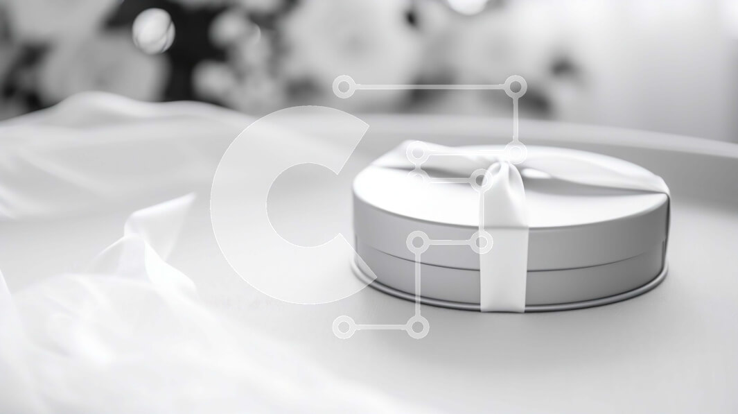 Intra Συλλεκτικό Ξύλινο Παζλ Plywood  4mm - Κομψός λευκός δίσκος με ασημένια τσίγκινα κουτιά και λουλούδια Σε Ξύλινο Κουτί - Διαστάσεις Puzzle: 10x10 cm – 25 κομμάτια