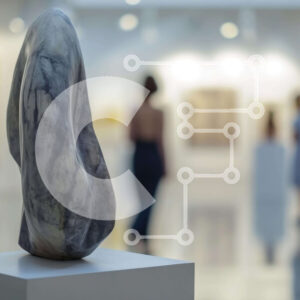 Intra Συλλεκτικό Ξύλινο Παζλ Plywood  4mm - Έκθεση Γλυπτικής Γκαλερί Τέχνης με επισκέπτες Σε Ξύλινο Κουτί - Διαστάσεις Puzzle: 10x10 cm – 25 κομμάτια