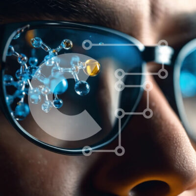 Intra Συλλεκτικό Ξύλινο Παζλ Plywood 4mm - Γυαλιά με κρυστάλλους σε σχήμα μορίου στους φακούς Σε Ξύλινο Κουτί - Διαστάσεις Puzzle: 10x10 cm – 25 κομμάτια - Image 1