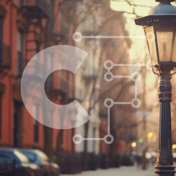 Intra Συλλεκτικό Ξύλινο Παζλ Plywood  4mm - Urban Street με φανοστάτη και παρκαρισμένα αυτοκίνητα Σε Ξύλινο Κουτί - Διαστάσεις Puzzle: 10x10 cm – 25 κομμάτια - Image 1